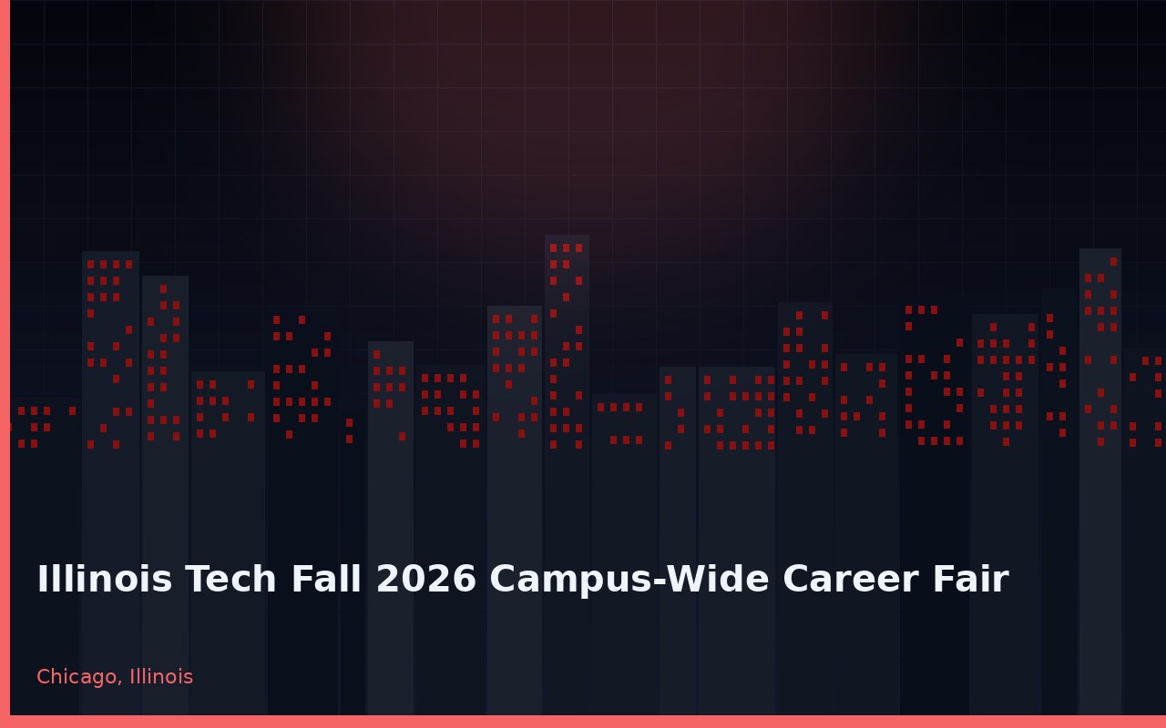 Illinois Tech Fall 2026 Campus-Wide Career Fair Chicago Illinois