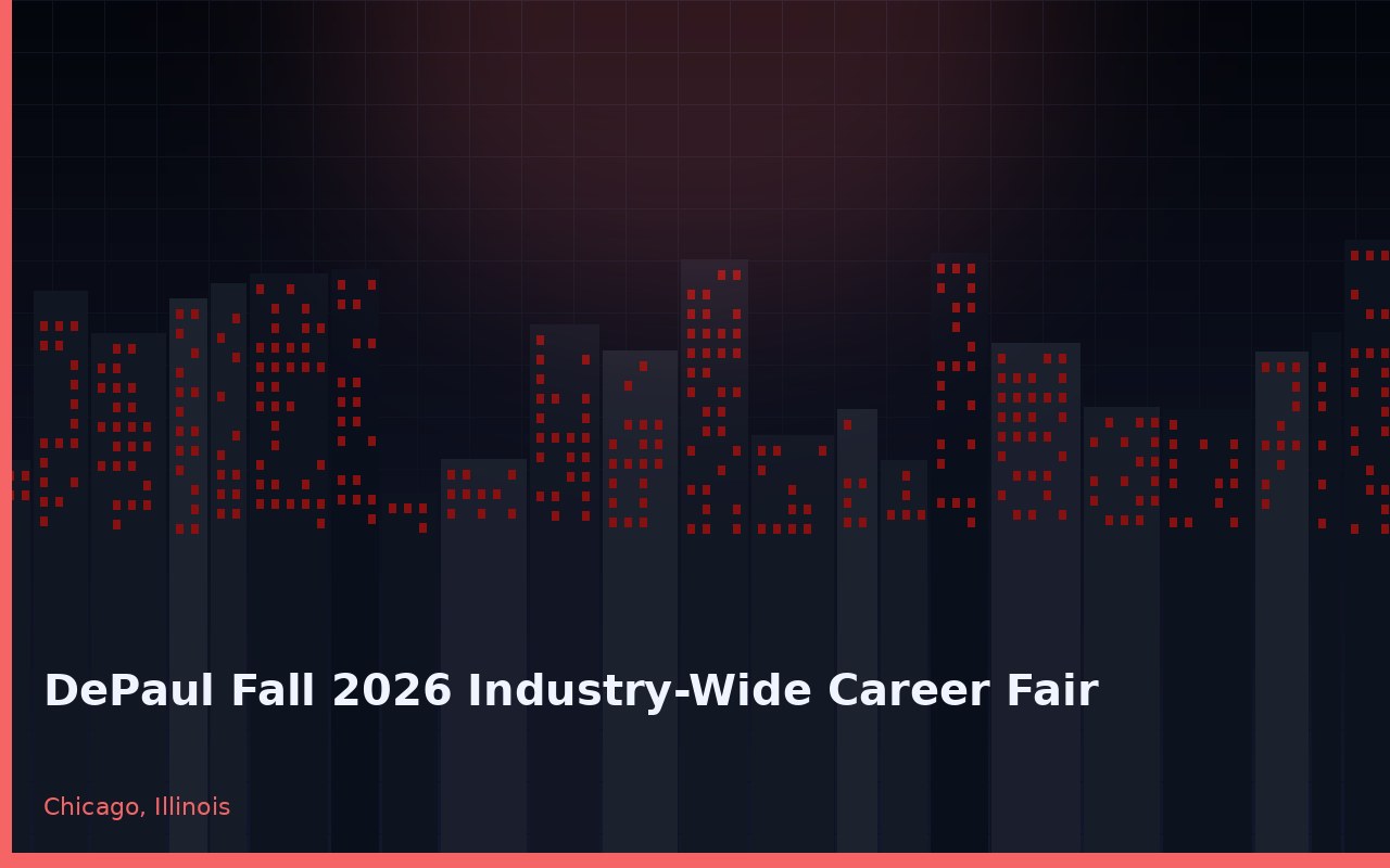 DePaul Fall 2026 Industry-Wide Career Fair Chicago Illinois
