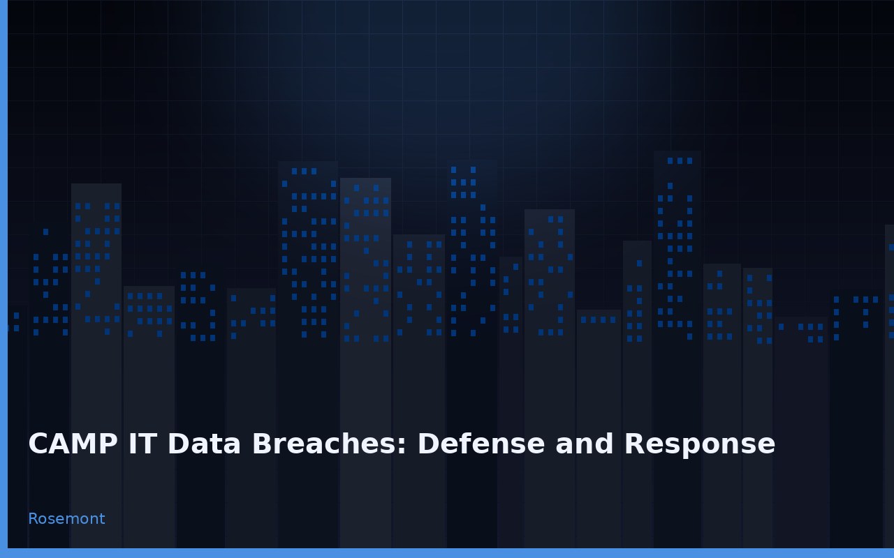 CAMP IT Data Breaches: Defense and Response Rosemont Illinois