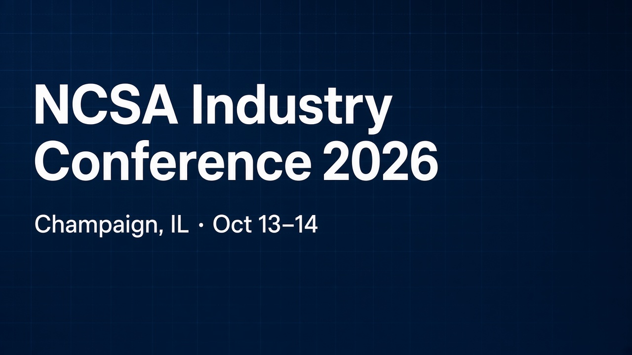 NCSA Industry Conference 2026 Champaign, Illinois