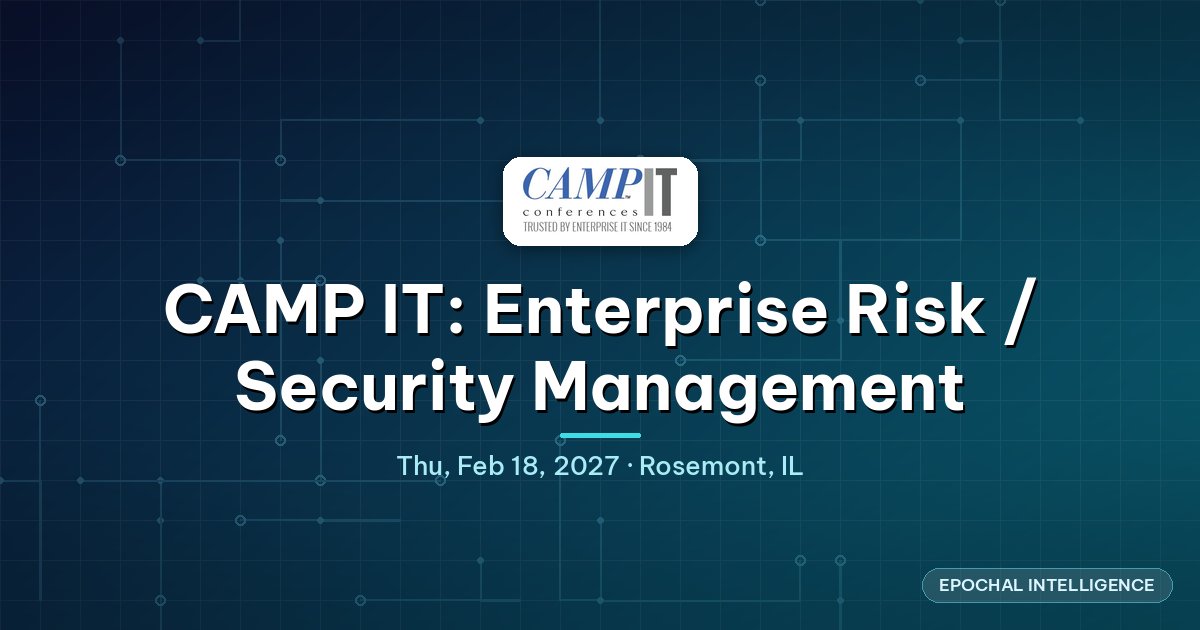 CAMP IT Enterprise Risk / Security Management (February 2027) Rosemont Illinois