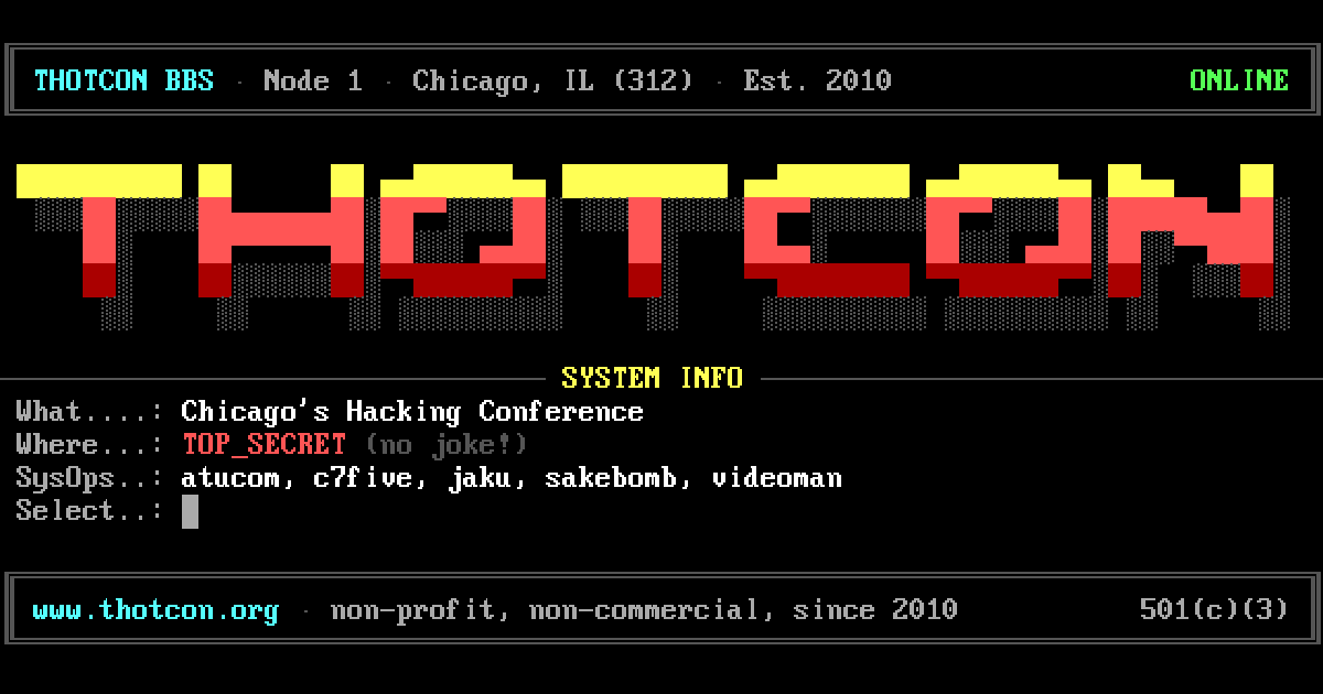 THOTCON 0xE Chicago Illinois