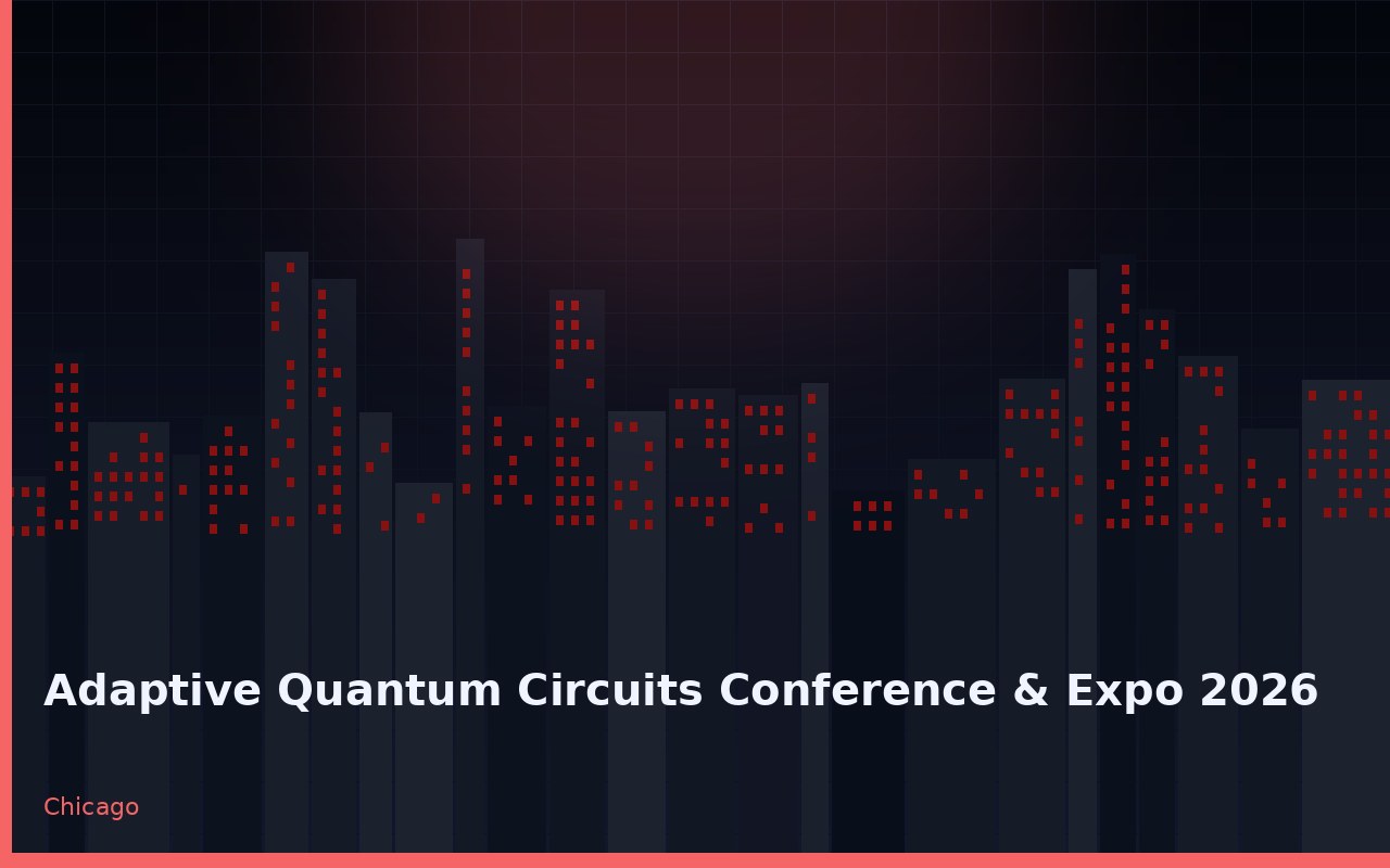 Adaptive Quantum Circuits Conference & Expo 2026 Chicago Illinois