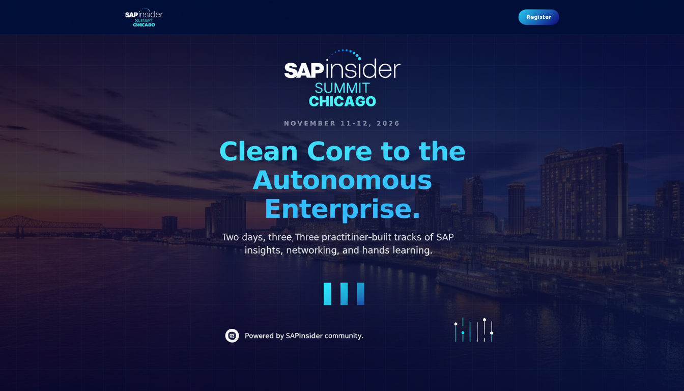 SAPinsider Summit Chicago Chicago Illinois