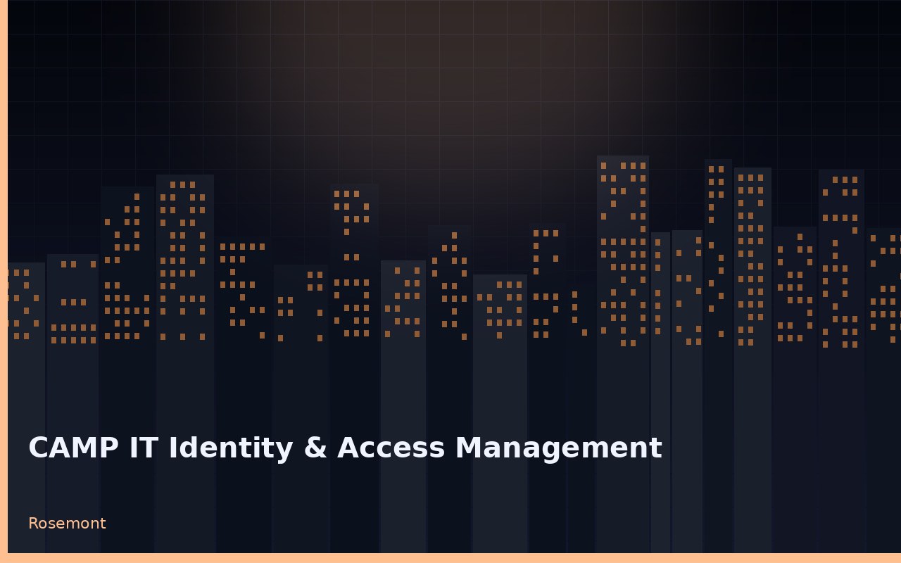 CAMP IT Identity & Access Management Rosemont Illinois