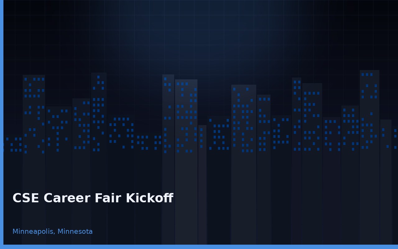 CSE Career Fair Kickoff Minneapolis Minnesota