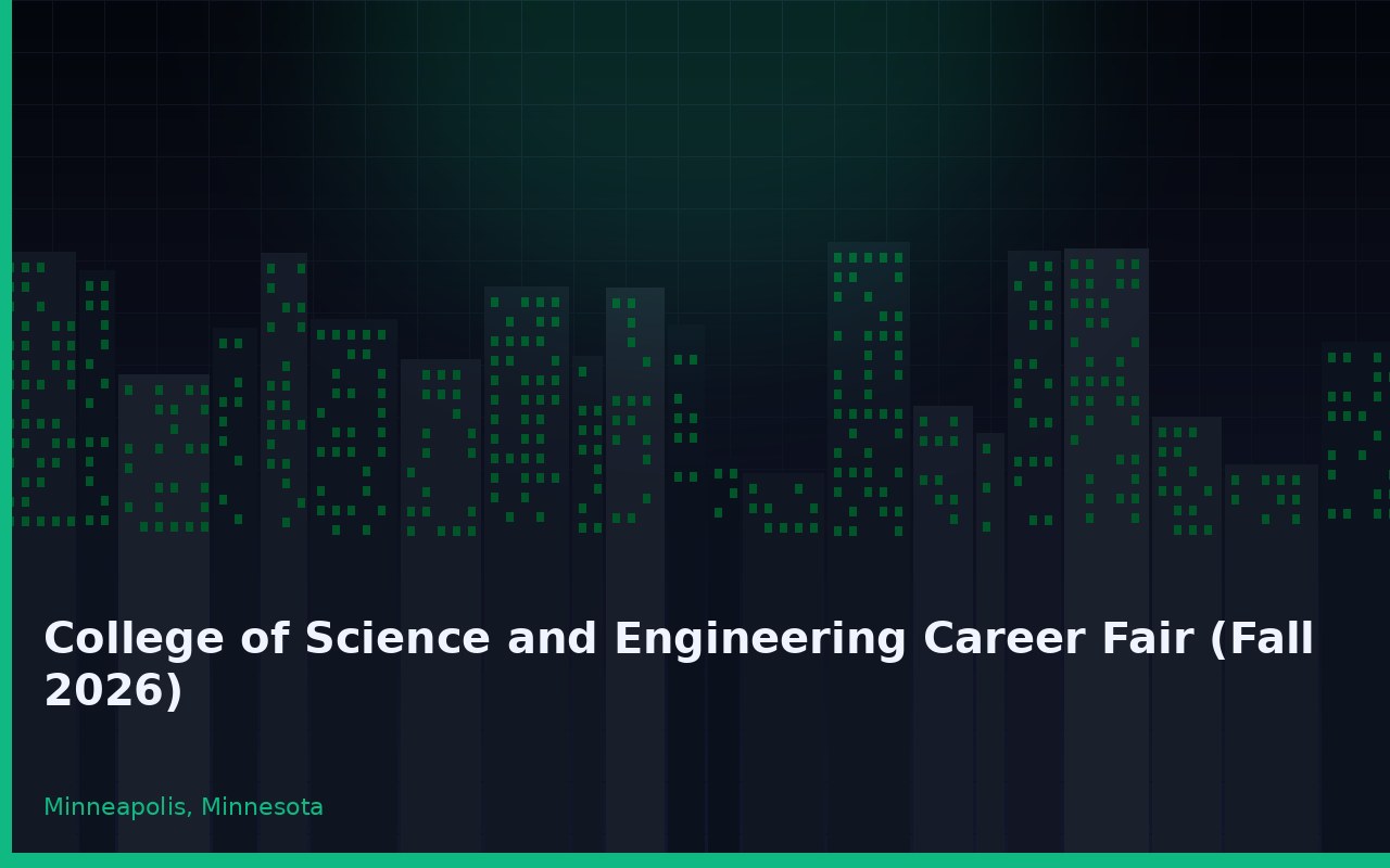 College of Science and Engineering Career Fair (Fall 2026) Minneapolis Minnesota