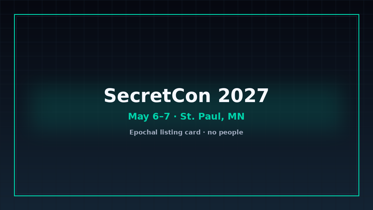 SecretCon 2027 St Paul, Minnesota